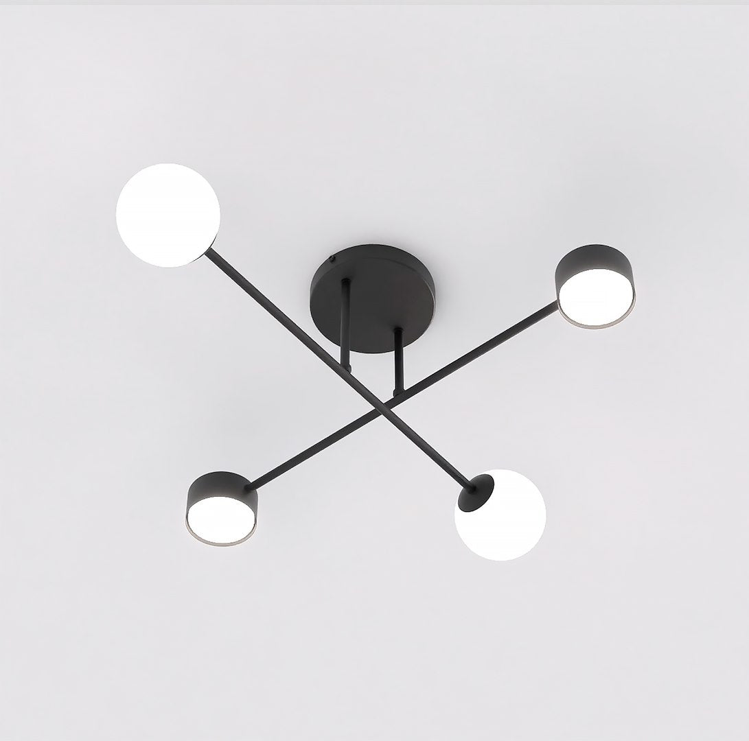 Holon 4 loftlampe sort