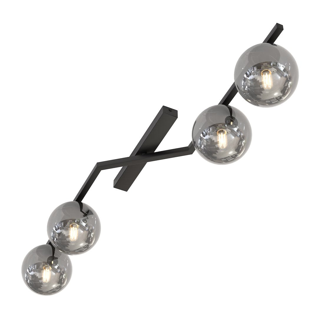 Naton 4 loftlampe sort/grafit