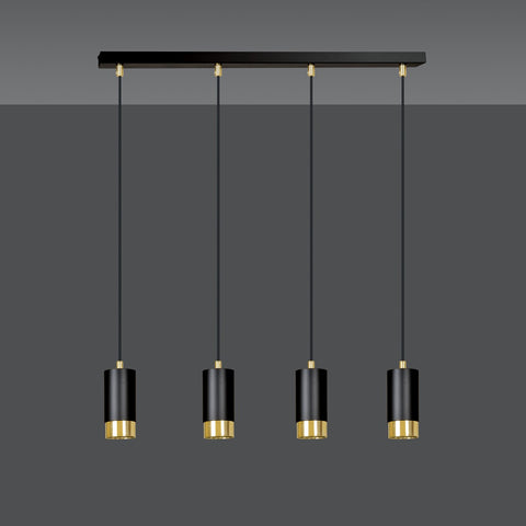 FUMIKO 4 SORT/GULD
