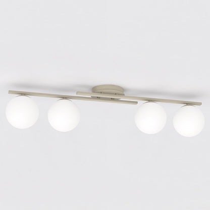 Kairo 4 loftlampe mokka/opal