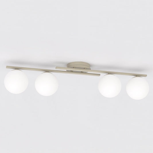 Kairo 4 loftlampe mokka/opal