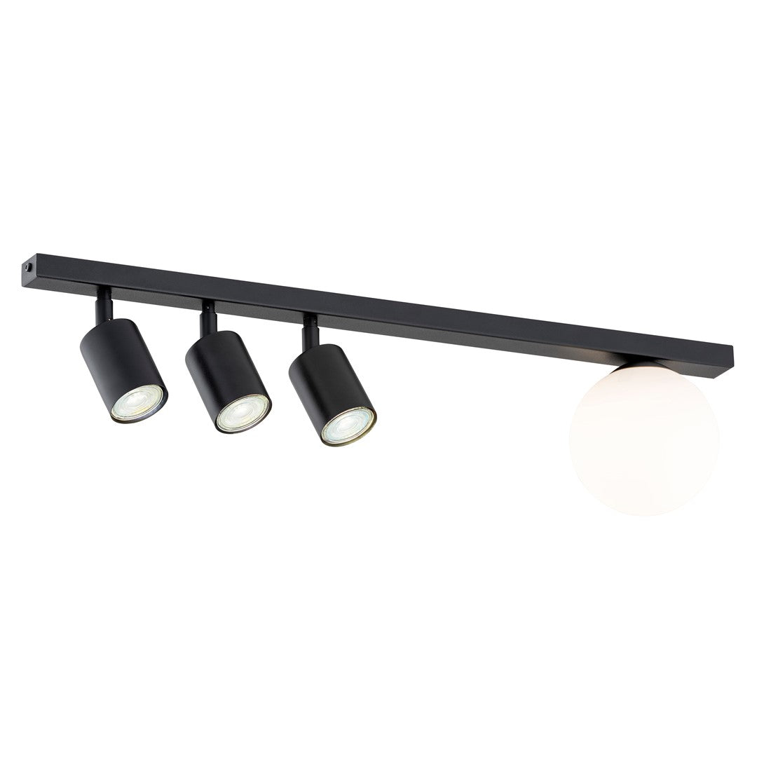 Baster 4 loftlampe sort