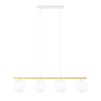 Allora 4 pendellampe hvid/opal