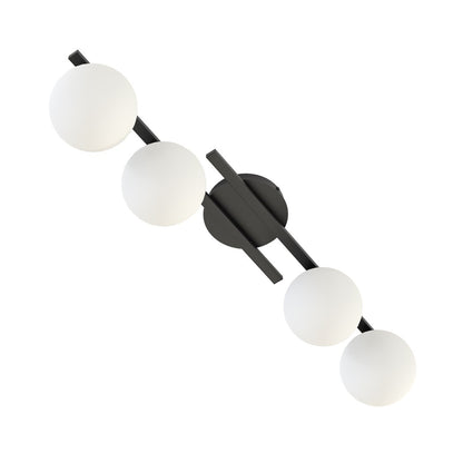 Kairo 4 loftlampe sort/opal