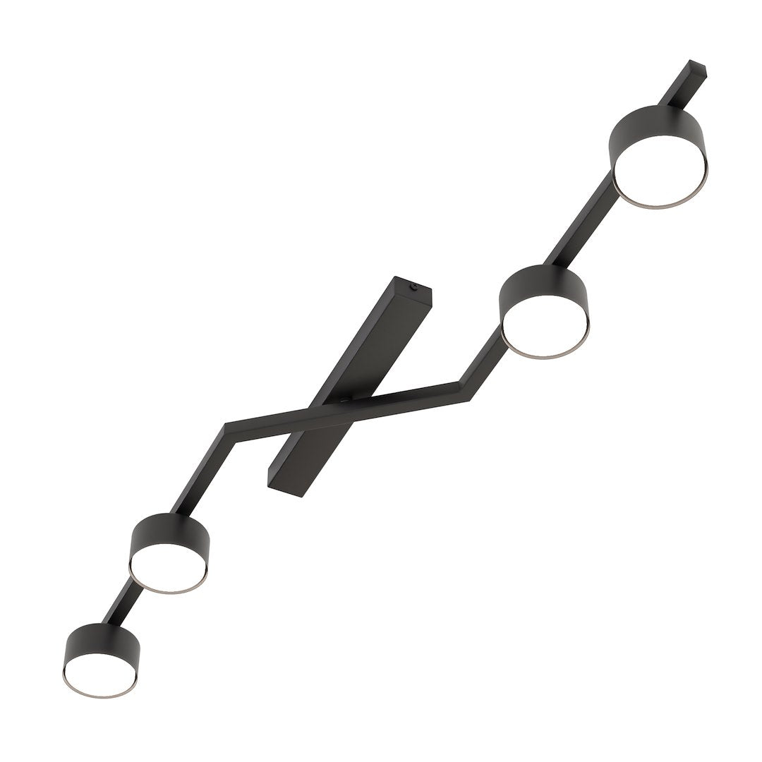Skan 4 loftlampe sort