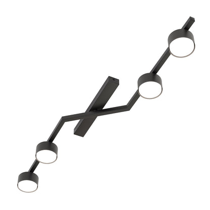 Skan 4 loftlampe sort