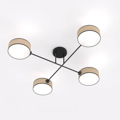 Maga 4 loftlampe rattan