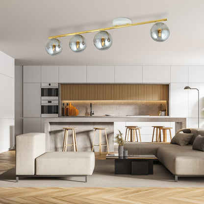 Monza 4 loftlampe hvid/grafit