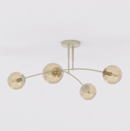 Pregos 4 loftlampe mokka/honning
