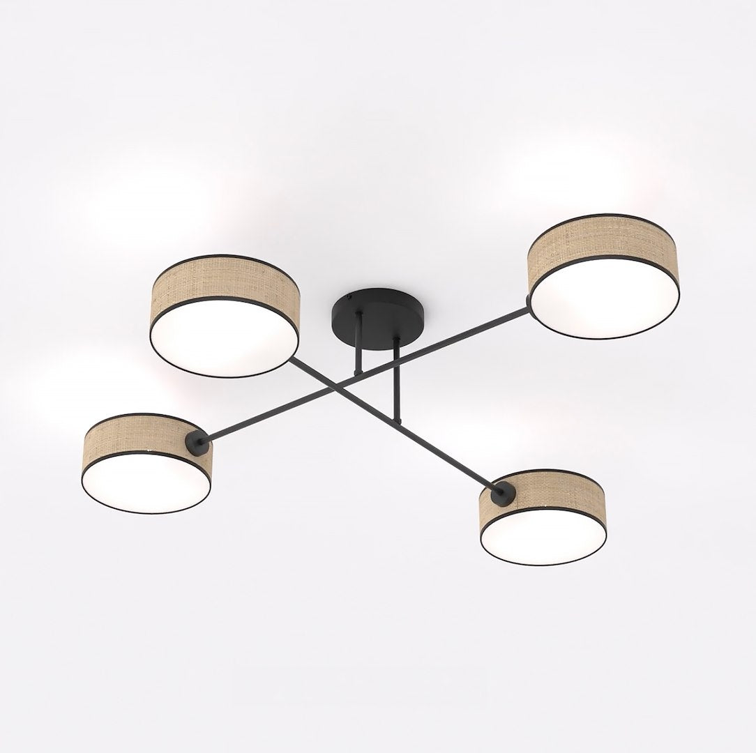 Maga 4 loftlampe rattan