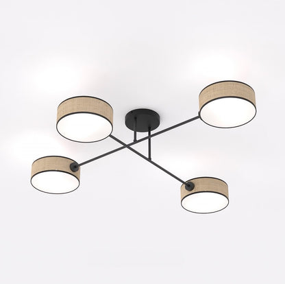 Maga 4 loftlampe rattan