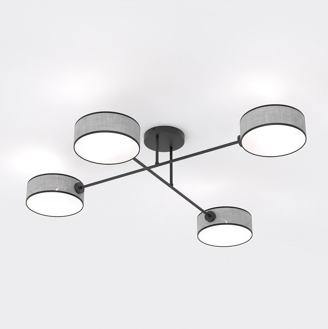 Maga 4 loftlampe grå