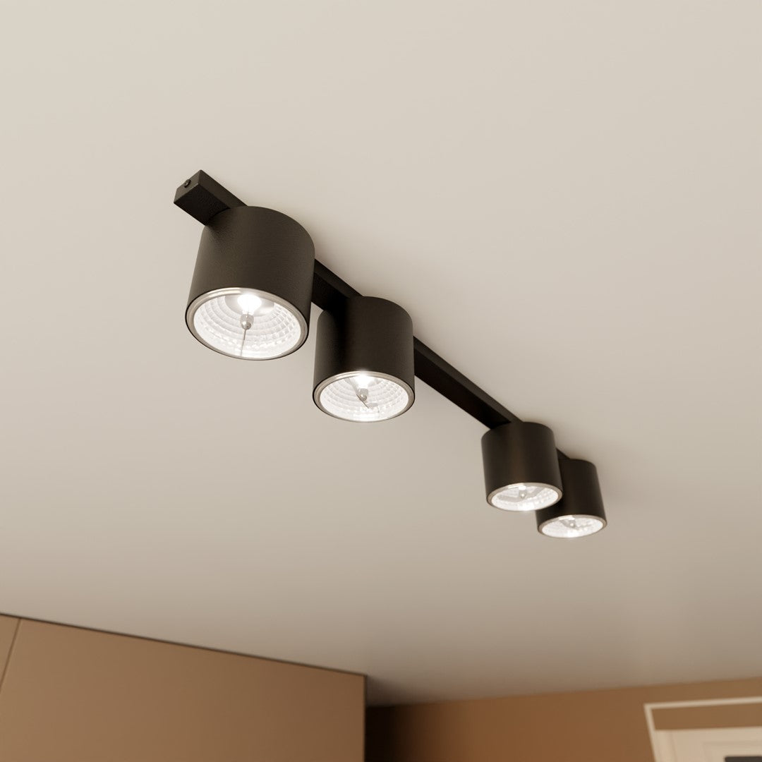 Nano 4 loftlampe sort