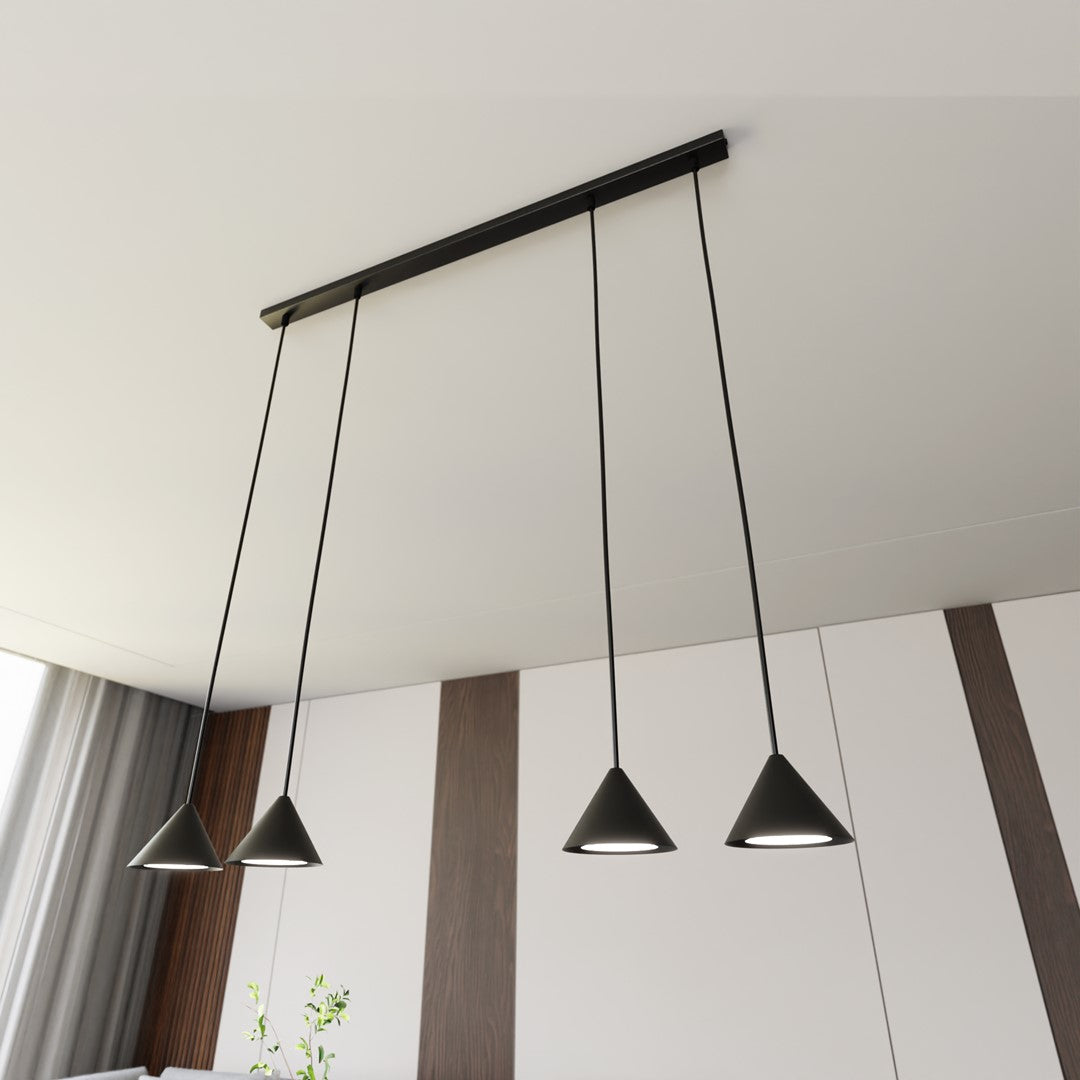 Elit 4 pendellampe sort