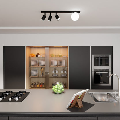 Baster 4 loftlampe sort