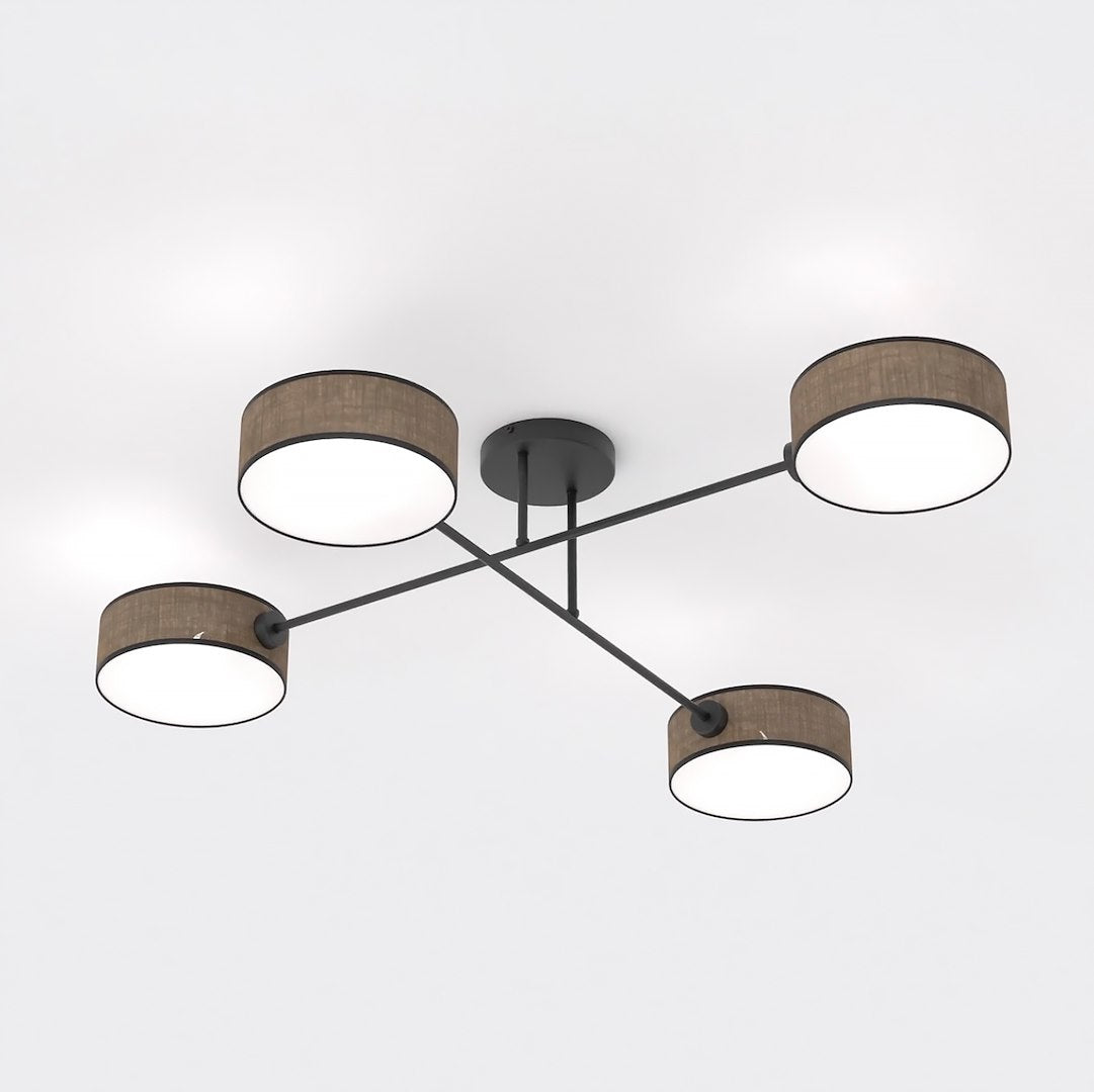 Maga 4 loftlampe brun