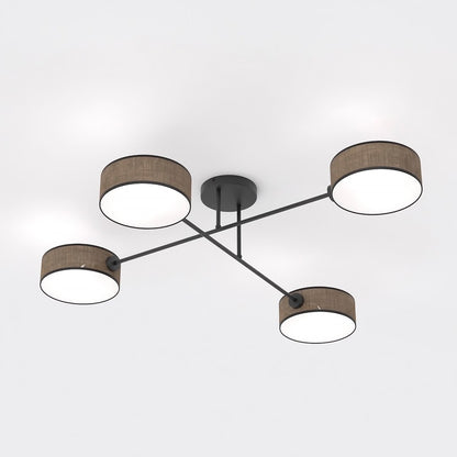 Maga 4 loftlampe brun