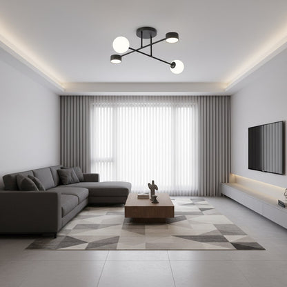 Holon 4 loftlampe sort