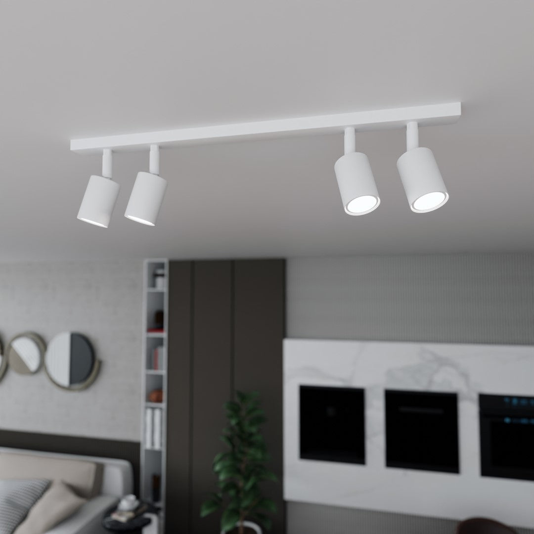 Flash 4 loftlampe hvid