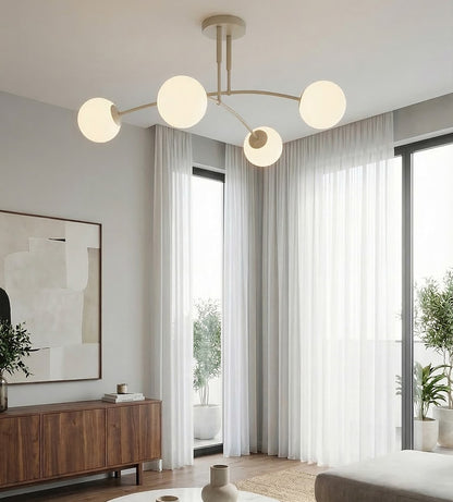 Nails 4 loftlampe mokka/opal