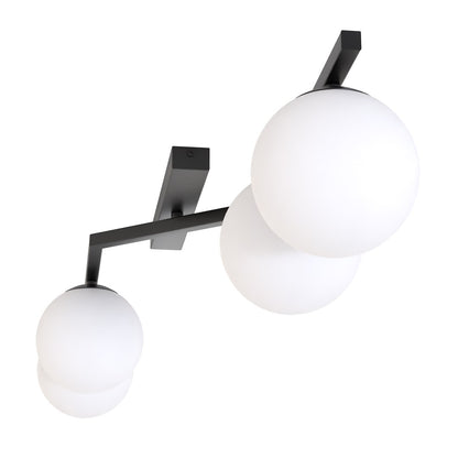 Naton 4 loftlampe sort/opal