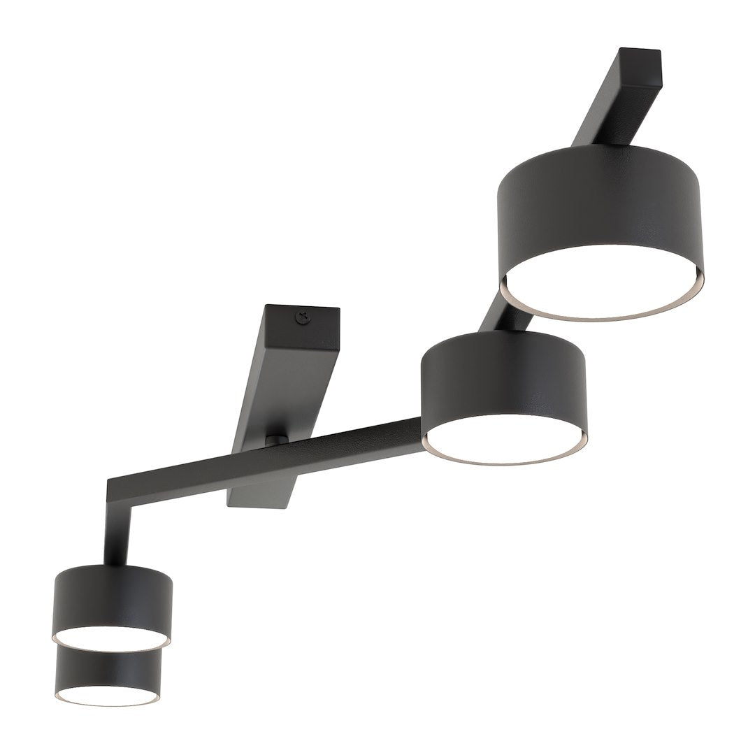 Skan 4 loftlampe sort