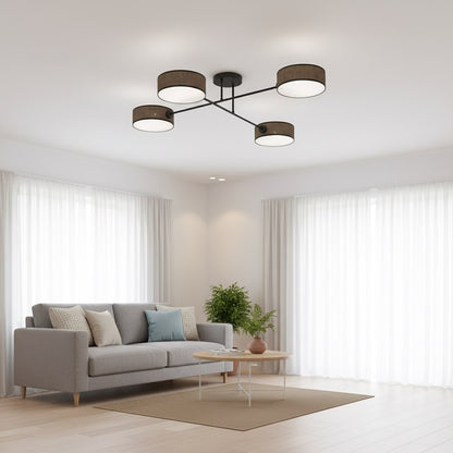 Maga 4 loftlampe brun