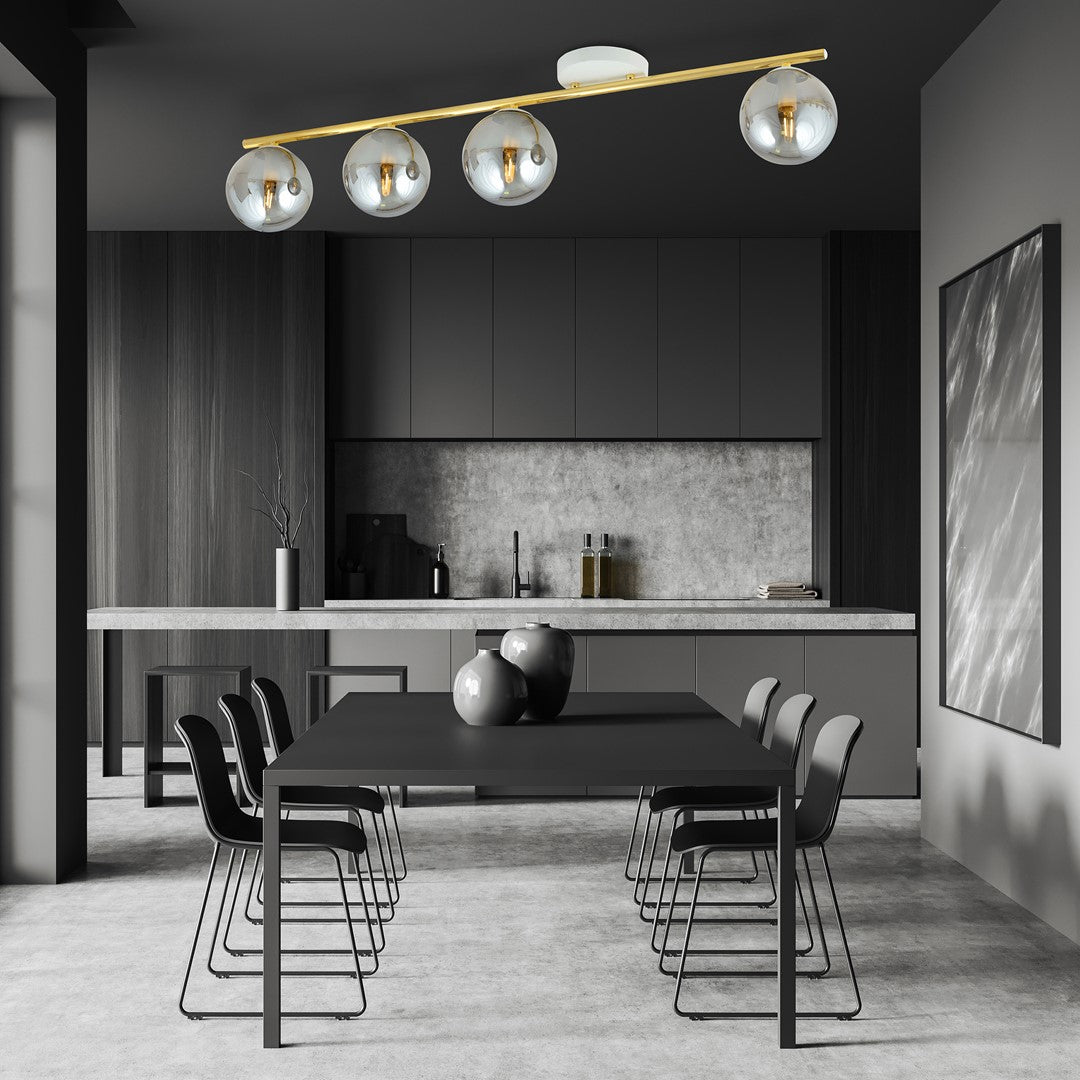 Monza 4 loftlampe hvid/grafit