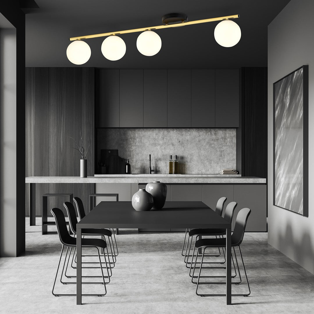 Monza 4 loftlampe sort/opal