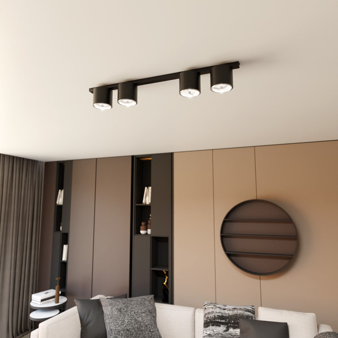 Nano 4 loftlampe sort