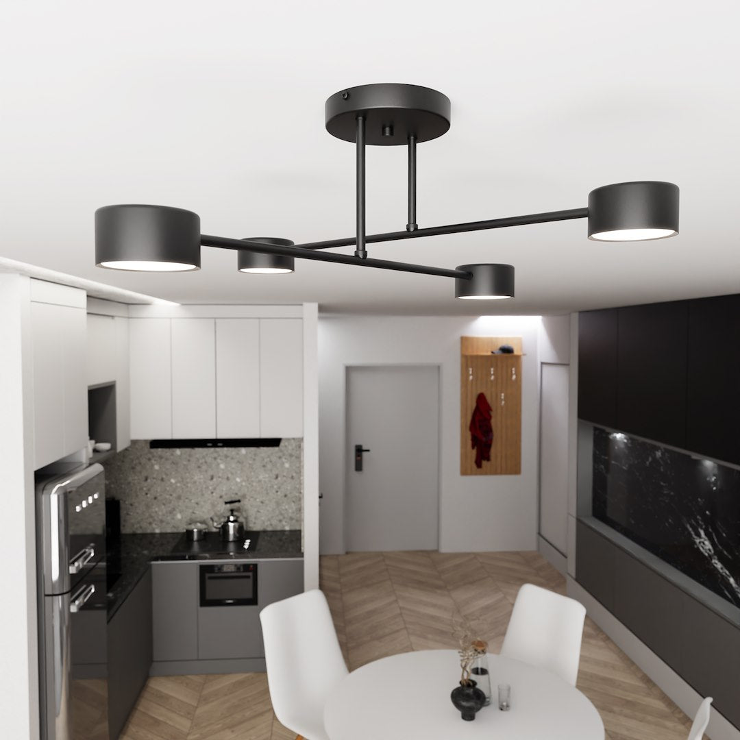 Halo 4 loftlampe sort