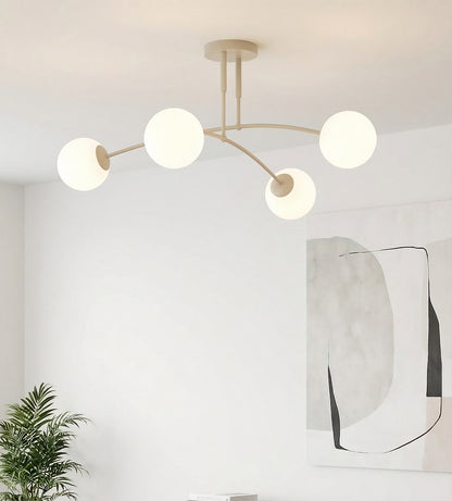 Nails 4 loftlampe mokka/opal