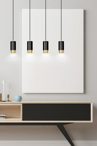 FUMIKO 4 SORT/GULD