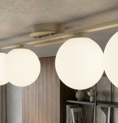 Kairo 4 loftlampe mokka/opal