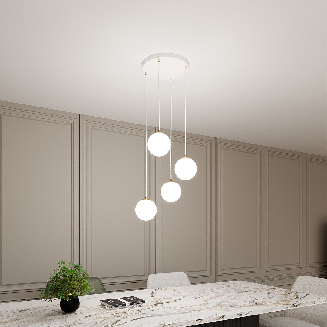 Royal 4 pendellampe hvid