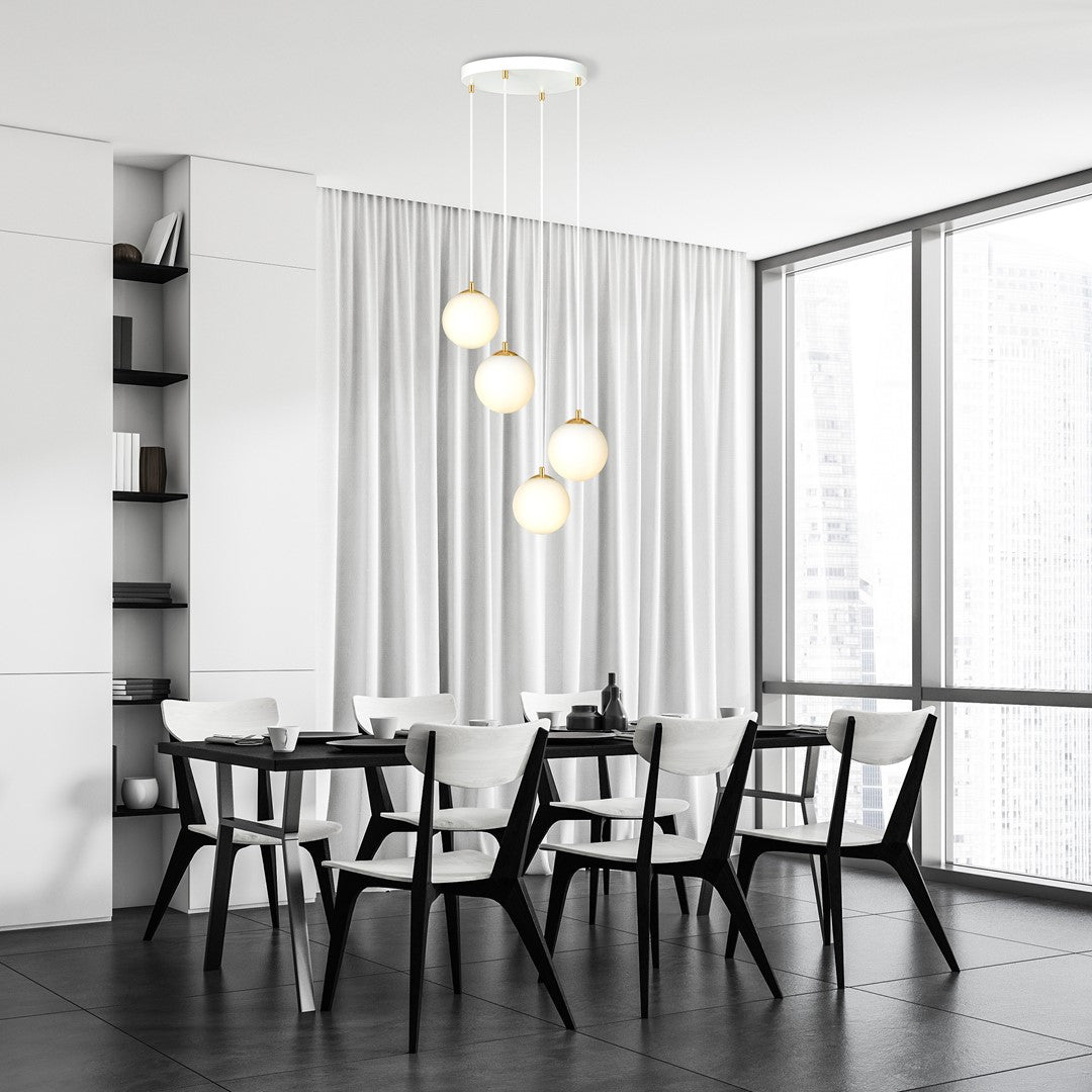 Royal 4 pendellampe hvid
