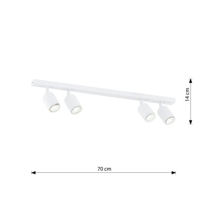 Flash 4 loftlampe hvid