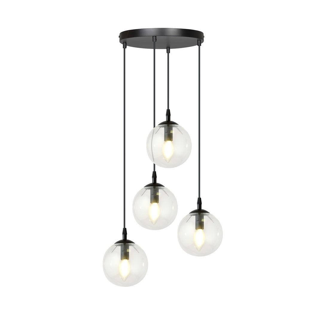 Cosmo 4 premium pendellampe transparent