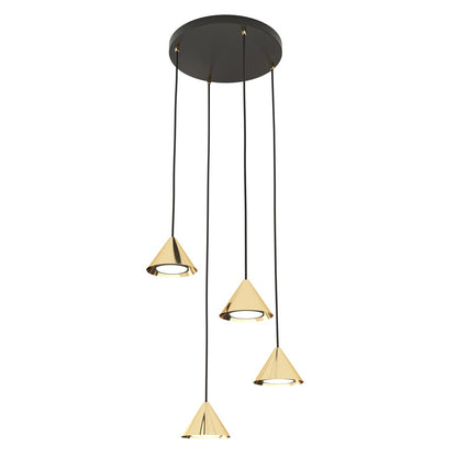 Elit 4 premium pendellampe guld