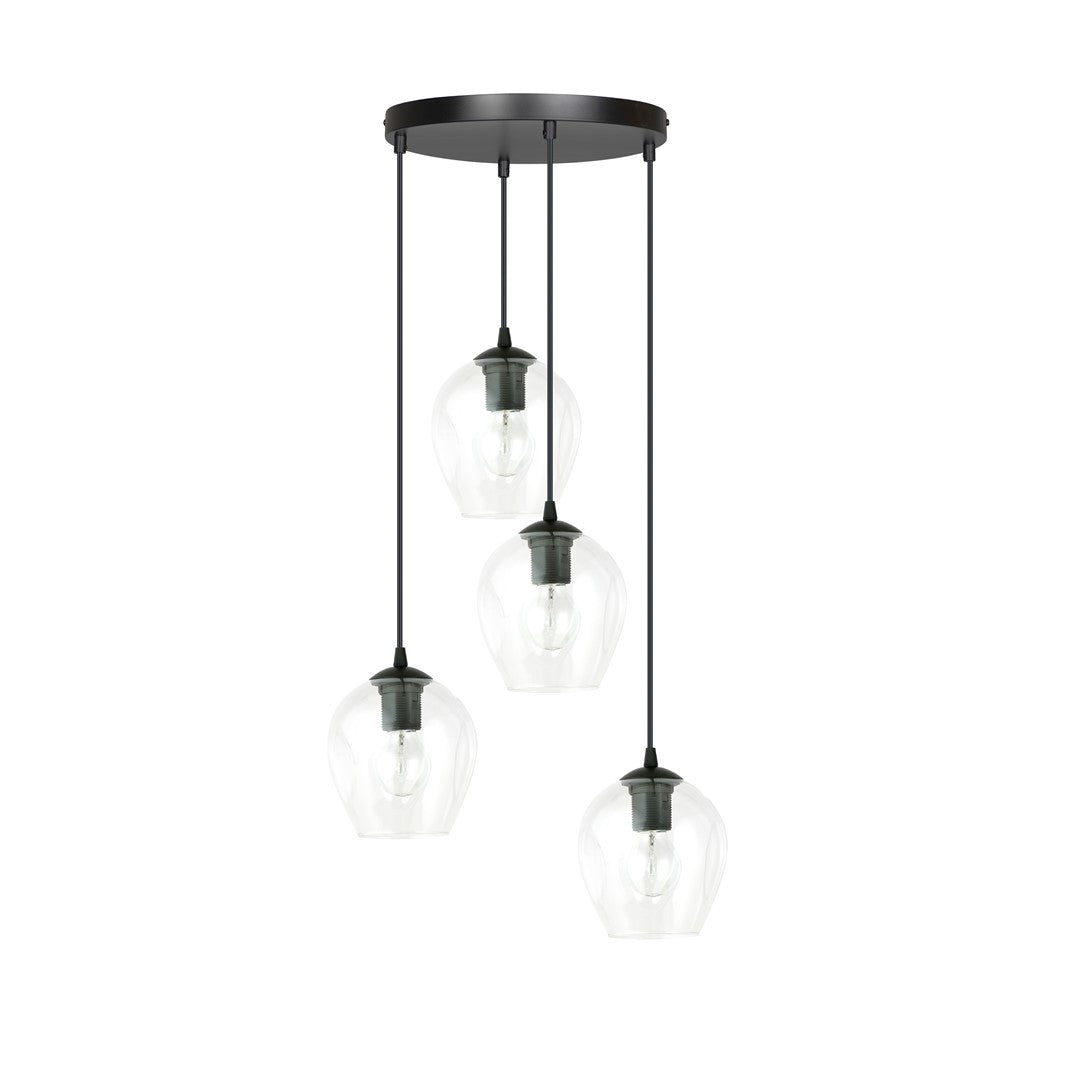 Istar 4 premium pendellampe sort/gennemsigtig