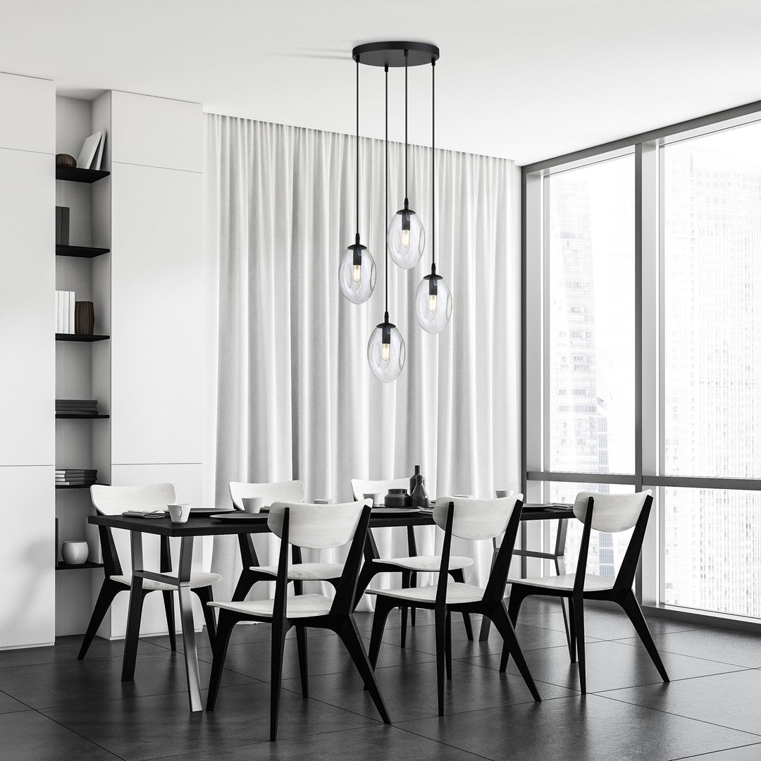 Astral 4 premium pendellampe transparent