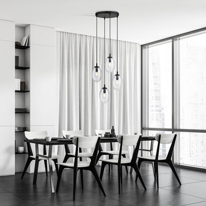 Astral 4 premium pendellampe transparent