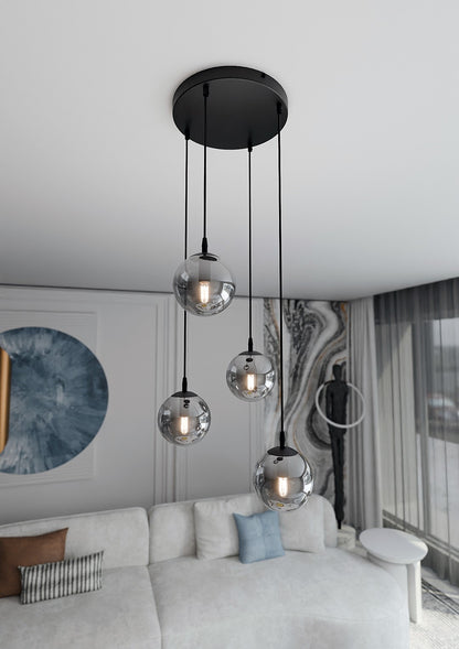 Cosmo 4 premium pendant light graphite
