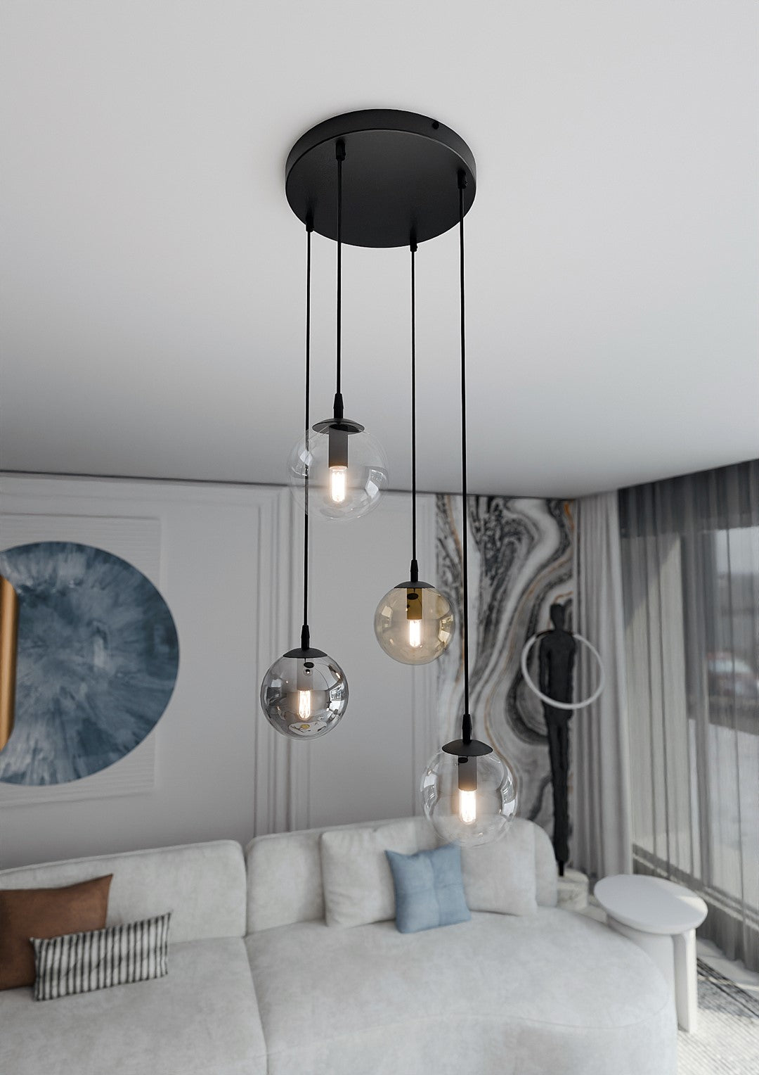 Cosmo 4 premium pendellampe blandet