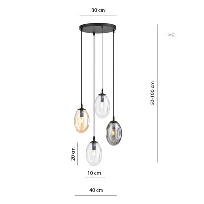 Astral 4 premium pendellampe blandet