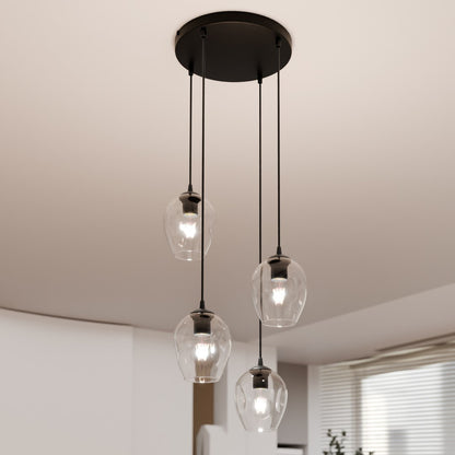 Istar 4 premium pendellampe sort/gennemsigtig
