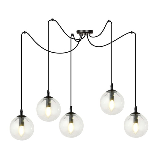 Gigi 5 pendellampe transparent