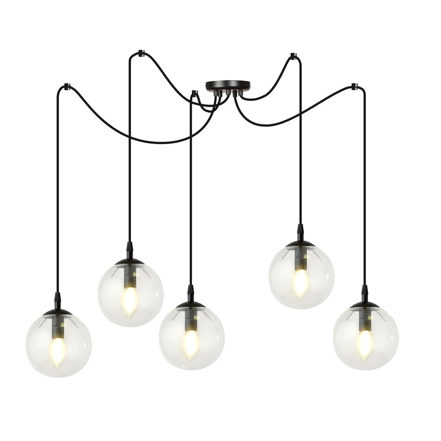 Gigi 5 pendellampe transparent