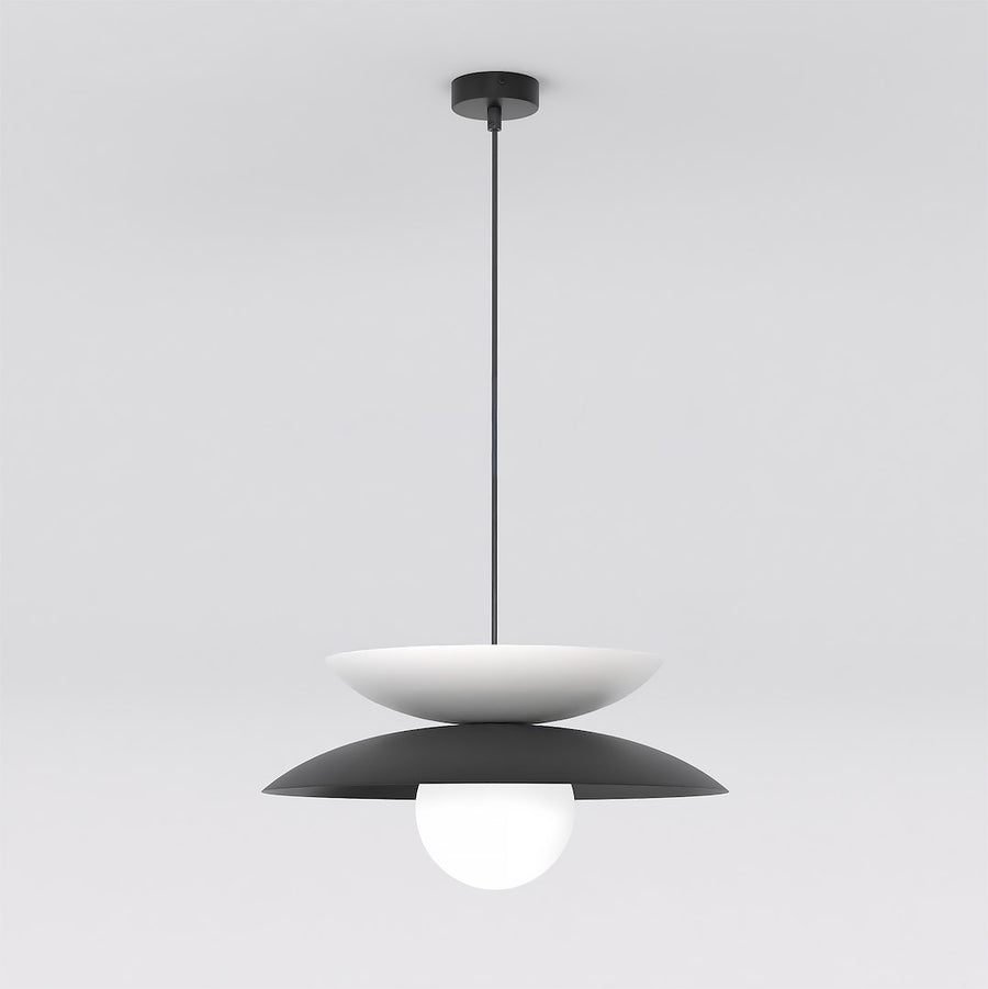 Nagoya 1 pendellampe sort/hvid