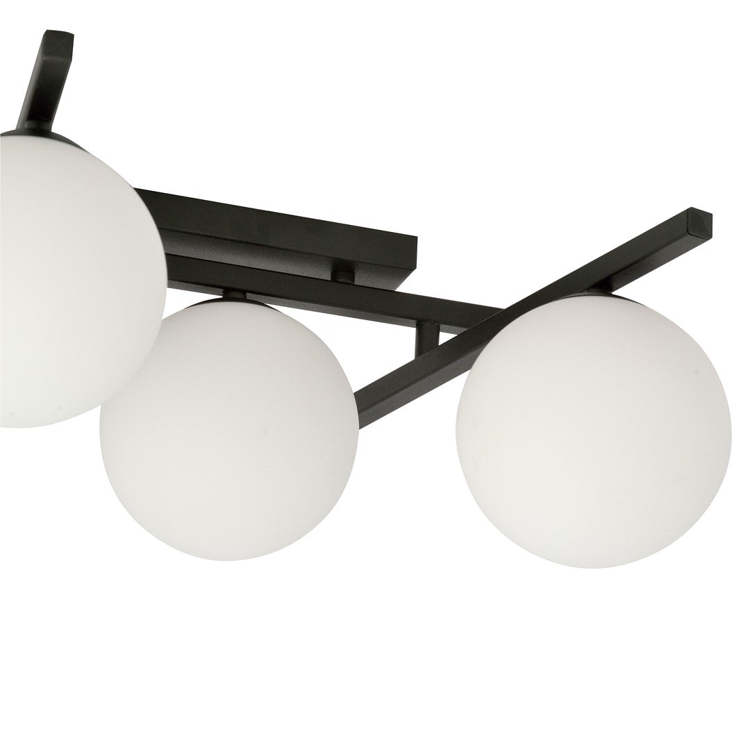 Smart 5 ceiling lamp black/opal